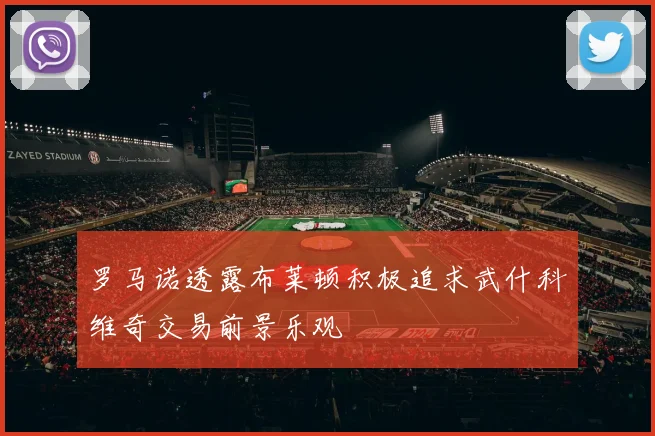 罗马诺透露布莱顿积极追求武什科维奇交易前景乐观